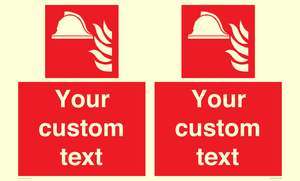 Custom Location of firefighting equipment